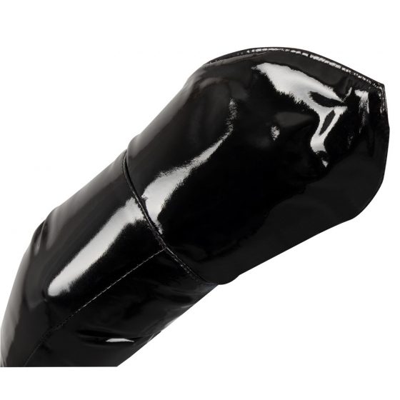 Μαύρο Επίπεδο - εξαιρετικά μακρύ γυαλιστερό γάντι (μαύρο)
