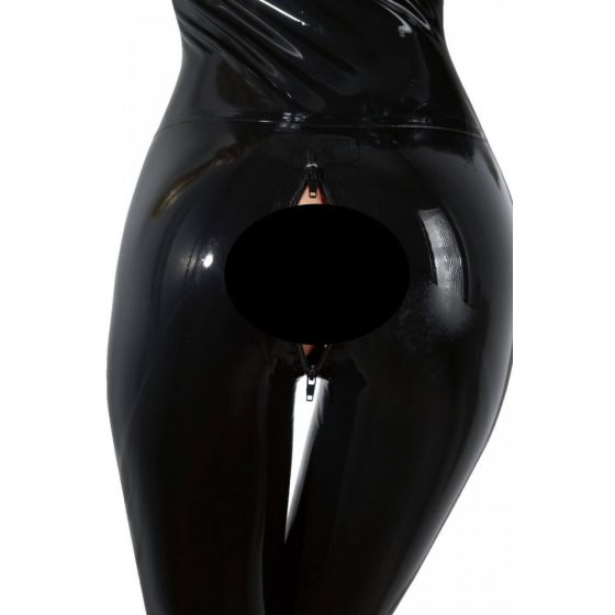 ΛΑΤΕΞ - γυναικεία ολόσωμη φόρμα με μακριά μανίκια (μαύρη)