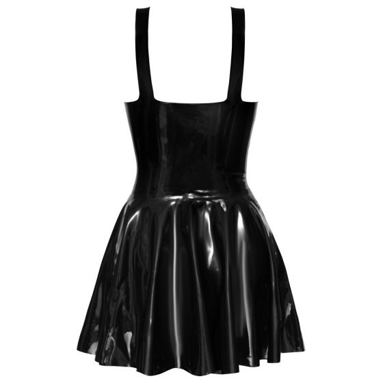 ΛΑΤΕΞ - μίνι φόρεμα με φουσκωτή φούστα (μαύρο) - M