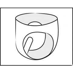   ΛΑΤΕΞ - ανδρικό εσώρουχο με εσωτερικό κωνικό πρωκτικό δονητή (μαύρο)
