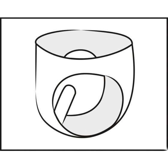 ΛΑΤΕΞ - ανδρικό εσώρουχο με εσωτερικό κωνικό πρωκτικό δονητή (μαύρο)