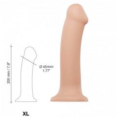   / Strap-on-me XL - διπλής στρώσης ρεαλιστικό δονητή - εξαιρετικά μεγάλο (φυσικό)