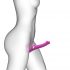 Strap-on-me S - χωρίς λουράκι δονητής με κυματοηχητική κλειτοριδική διέγερση - μικρός (ροζ)