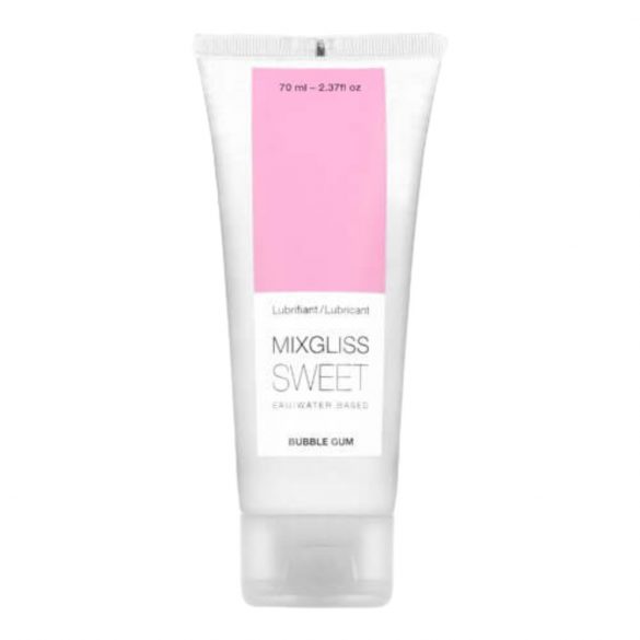 Mixgliss Sweet Bubble Gum - λιπαντικό με βάση το νερό - τσίχλα (70ml) 