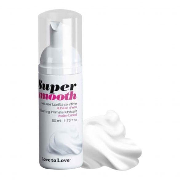 Love to Love Super Smooth - υδατοδιαλυτός λιπαντικός αφρός (50ml) 