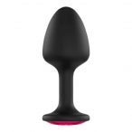   Dorcel Geisha Plug Ruby XL - ροζ πετράδι πρωκτικό δονητή (μαύρο)