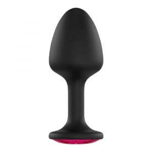 Dorcel Geisha Plug Ruby XL - ροζ πετράδι πρωκτικό δονητή (μαύρο)
