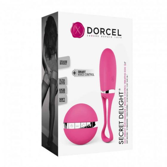 Ντορσέλ Μυστική Απόλαυση - Ασύρματο Δονητικό Αυγό με Έλεγχο Ήχου (ροζ)
