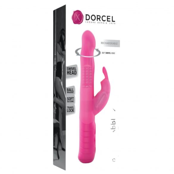 Dorcel Baby Rabbit 2.0 - επαναφορτιζόμενος δονητής με στυλ κουνελάκι για την κλειτορίδα (ροζ) 