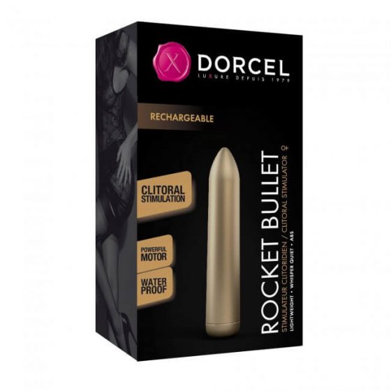 Dorcel Ρόκετ Βήμα - επαναφορτιζόμενο δονητικό ραβδί (χρυσό)