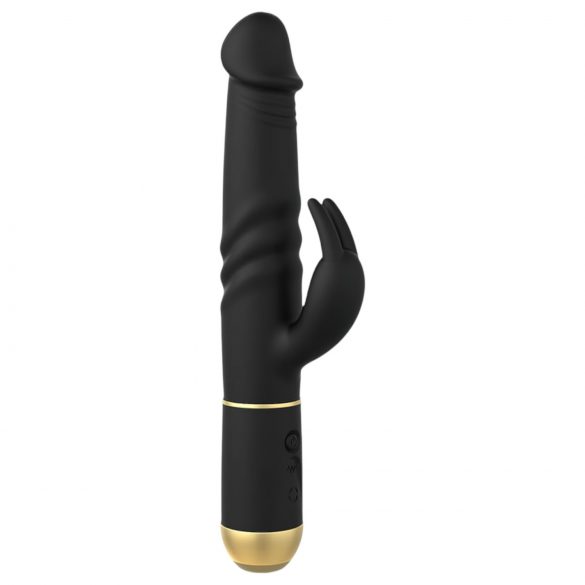 Dorcel Furious Rabbit 2.0 - Μαύρος δονητής με λοκαριστή κλειτορίδα