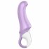 Satisfyer Charming Smile - αδιάβροχος, επαναφορτιζόμενος δονητής σημείου G (μοβ) 