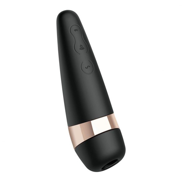 Satisfyer Pro 3+ - αδιάβροχος, επαναφορτιζόμενος δονητής διεγερτής κλειτορίδας (μαύρο) 