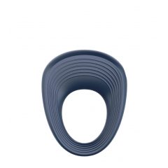   Satisfyer Power Ring - αδιάβροχο δονητικό δαχτυλίδι πέους (γκρι)