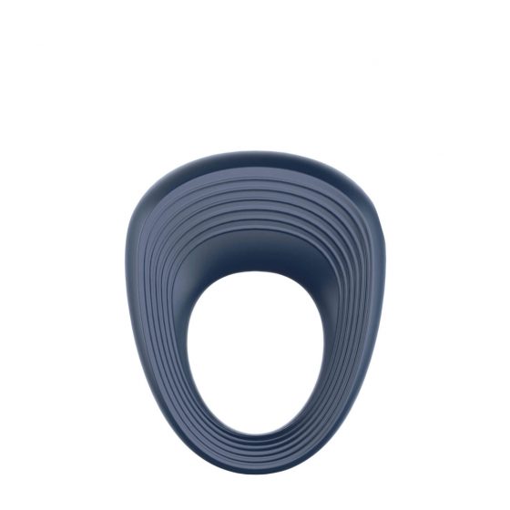 Satisfyer Power Ring - αδιάβροχο δονητικό δαχτυλίδι πέους (γκρι)