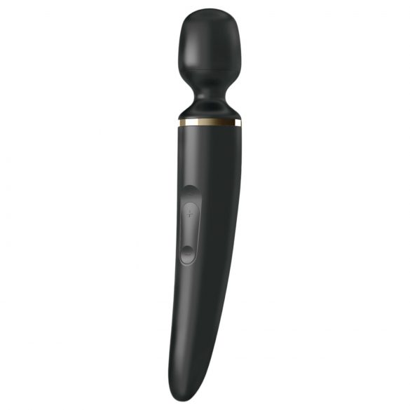 Satisfyer Wand-er Woman - αδιάβροχος δονητής μασάζ (μαύρο)