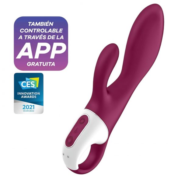 Satisfyer Θερμαινόμενο Πάθος - θερμαινόμενος δονητής με δονητικό βραχίονα (κόκκινο)