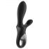 Satisfyer Heat Climax+ - έξυπνος, θερμαινόμενος, με βραχίονα πρωκτικός δονητής (μαύρο)