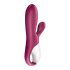 Satisfyer Hot Bunny - έξυπνος δονητής θέρμανσης με κλειτοριδικό βραχίονα (κόκκινο) 