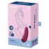 Satisfyer Curvy 1+ - έξυπνος διεγέρτης κλειτορίδας με κυματική δόνηση (κόκκινο) 