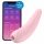 Satisfyer Curvy 2+ - έξυπνος δονητής με κύματα αέρα για διέγερση της κλειτορίδας (ροζ) 