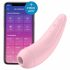 Satisfyer Curvy 2+ - έξυπνος δονητής με κύματα αέρα για διέγερση της κλειτορίδας (ροζ) 