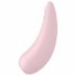 Satisfyer Curvy 2+ - έξυπνος δονητής με κύματα αέρα για διέγερση της κλειτορίδας (ροζ) 