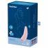 Satisfyer Curvy 2+ - έξυπνος δονητής με κύματα αέρα για διέγερση της κλειτορίδας (ροζ) 