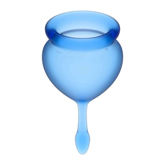 Satisfyer Ευεξία - σετ κυπέλλων εμμηνόρροιας (μπλε) - 2τμχ