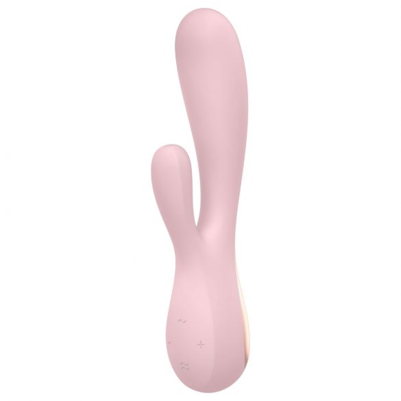 Satisfyer Mono Flex - έξυπνος αδιάβροχος δονητής (απαλό ροζ)