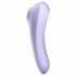 Satisfyer Dual Pleasure - έξυπνος δονητής διπλής λειτουργίας με κύματα αέρα (μοβ) 