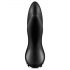 Satisfyer Rotator Plug 1 - μαύρο αναρροφητικό πρωκτικό δονούμενο κόσμημα