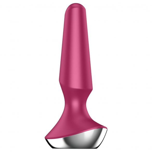 Satisfyer Plug-ilicious 2 - έξυπνος πρωκτικός δονητής (κόκκινος) 