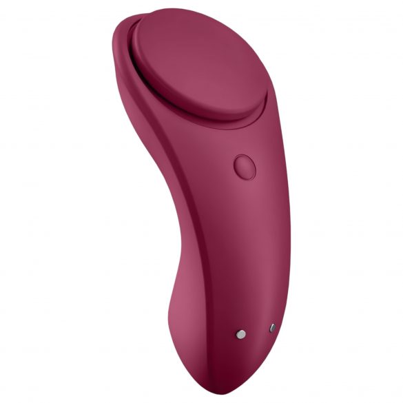 Satisfyer Sexy Secret - έξυπνος αδιάβροχος δονητής εσωρούχων (μπορντό) 