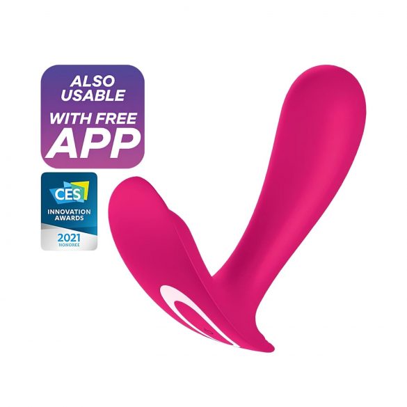 Satisfyer Top Secret - έξυπνος δονητής με 2 μοτέρ (ροζ)