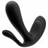 Satisfyer Top Secret Plus - έξυπνος 3-κλαδί δονητής (μαύρο) 