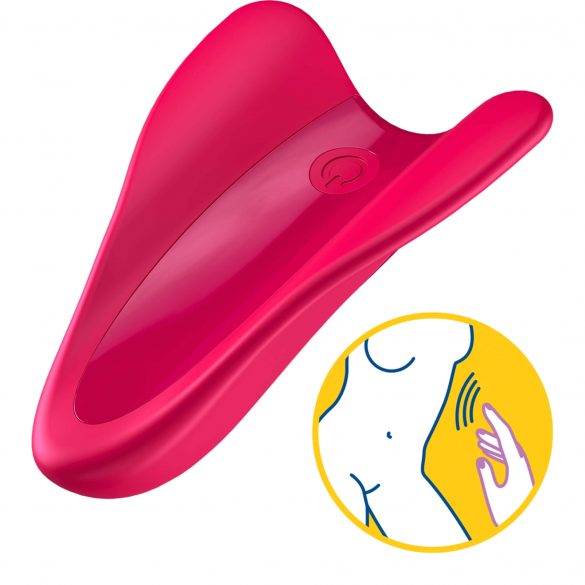 Satisfyer High Fly - επαναφορτιζόμενος, αδιάβροχος δονητής για κλειτορίδα (ματζέντα) 