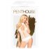 Penthouse Perfect Lover - κορμάκι με λαιμόκοψη (λευκό) 