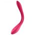 Satisfyer Elastic Joy - επαναφορτιζόμενος, ευέλικτος διπλός δονητής (κόκκινος)