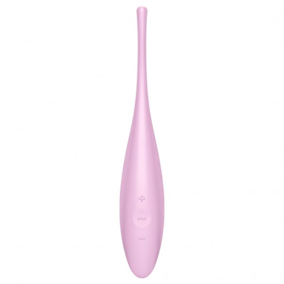 Satisfyer Twirling Joy - έξυπνος αδιάβροχος δονητής κλειτορίδας (ροζ) 