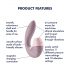 Satisfyer Supernova - Επαναφορτιζόμενος Δονητής 2 σε 1 (Ροζ)