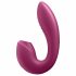 Satisfyer Sunray - επαναφορτιζόμενο, δονητής 2σε1 με κυματα αέρα (κόκκινο) 