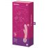 Satisfyer Triple Lover - Δονητής για το σημείο G και μασάζ (ροζ)