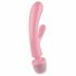 Satisfyer Triple Lover - Δονητής G-σημείου και μασάζ (ροζ) 