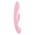 Satisfyer Triple Oh - επαναφορτιζόμενος δονητής, με υποβοήθηση για κλειτορίδα (ροζ) 