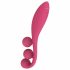 Satisfyer Tri Ball 1 - επαναφορτιζόμενος, πολυλειτουργικός δονητής (κόκκινος) 