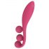 Satisfyer Tri Ball 1 - επαναφορτιζόμενος, πολυλειτουργικός δονητής (κόκκινο)