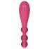 Satisfyer Tri Ball 1 - επαναφορτιζόμενος, πολυλειτουργικός δονητής (κόκκινο)