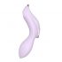 Satisfyer Curvy Trinity 2 - επαναφορτιζόμενος δονητής 2 σε 1 με κυματισμό αέρα (μωβ) 