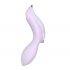 Satisfyer Curvy Trinity 2 - επαναφορτιζόμενος δονητής 2 σε 1 με κυματισμό αέρα (μωβ) 